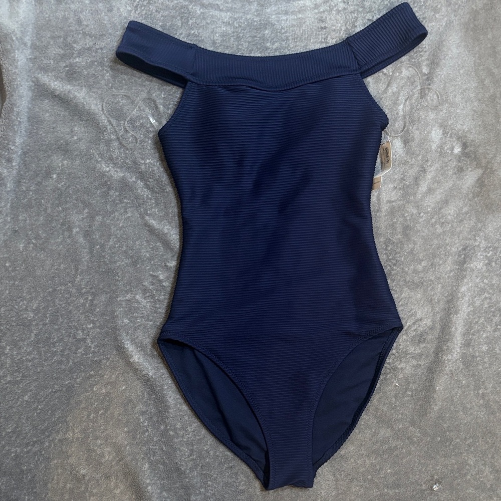 Old navy  nwt Off-Shoulder Navy Swimsuit